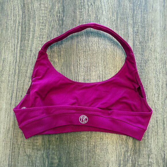 Contour Halter Top- Berry - Picture 2 of 2